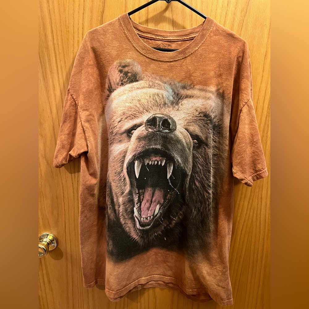 The Mountain T Shirt Bear Scene Outdoors 2xl Made In The USA